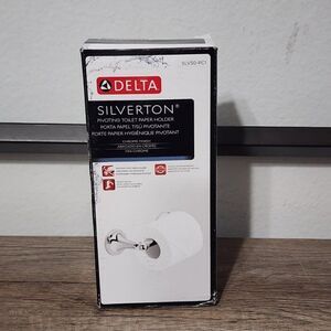 Delta Silverton Pivoting Double Post Toilet Paper Holder SLV50-PC1 Chrome